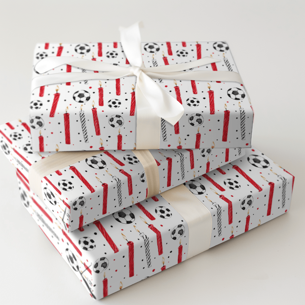 Hot Kick - Wrapping Paper - Aspen & Arlo