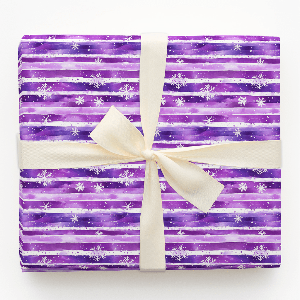 Hyacinth Snow - Wrapping Paper - Aspen & Arlo