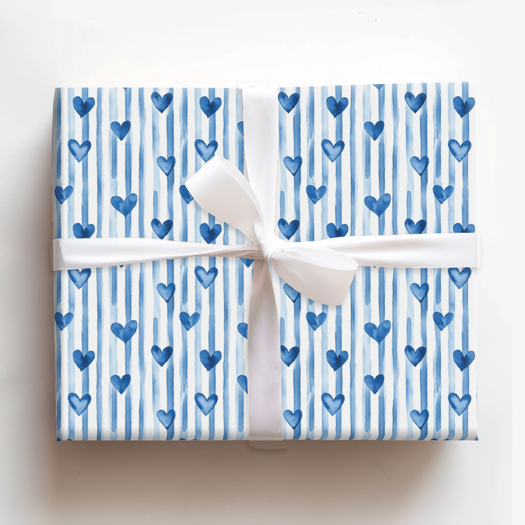 Indigo Flirt - Wrapping Paper - Aspen & Arlo