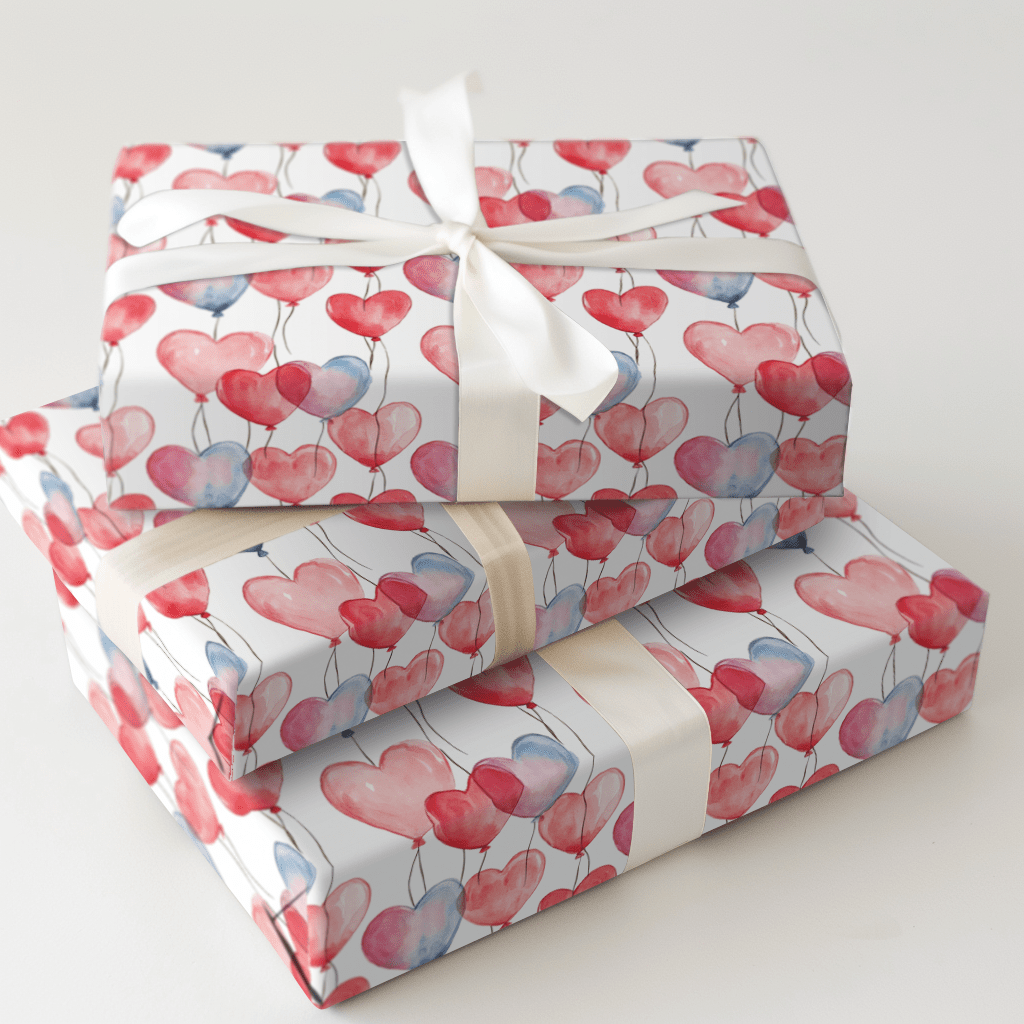 Inflated with Love - Wrapping Paper - Aspen & Arlo