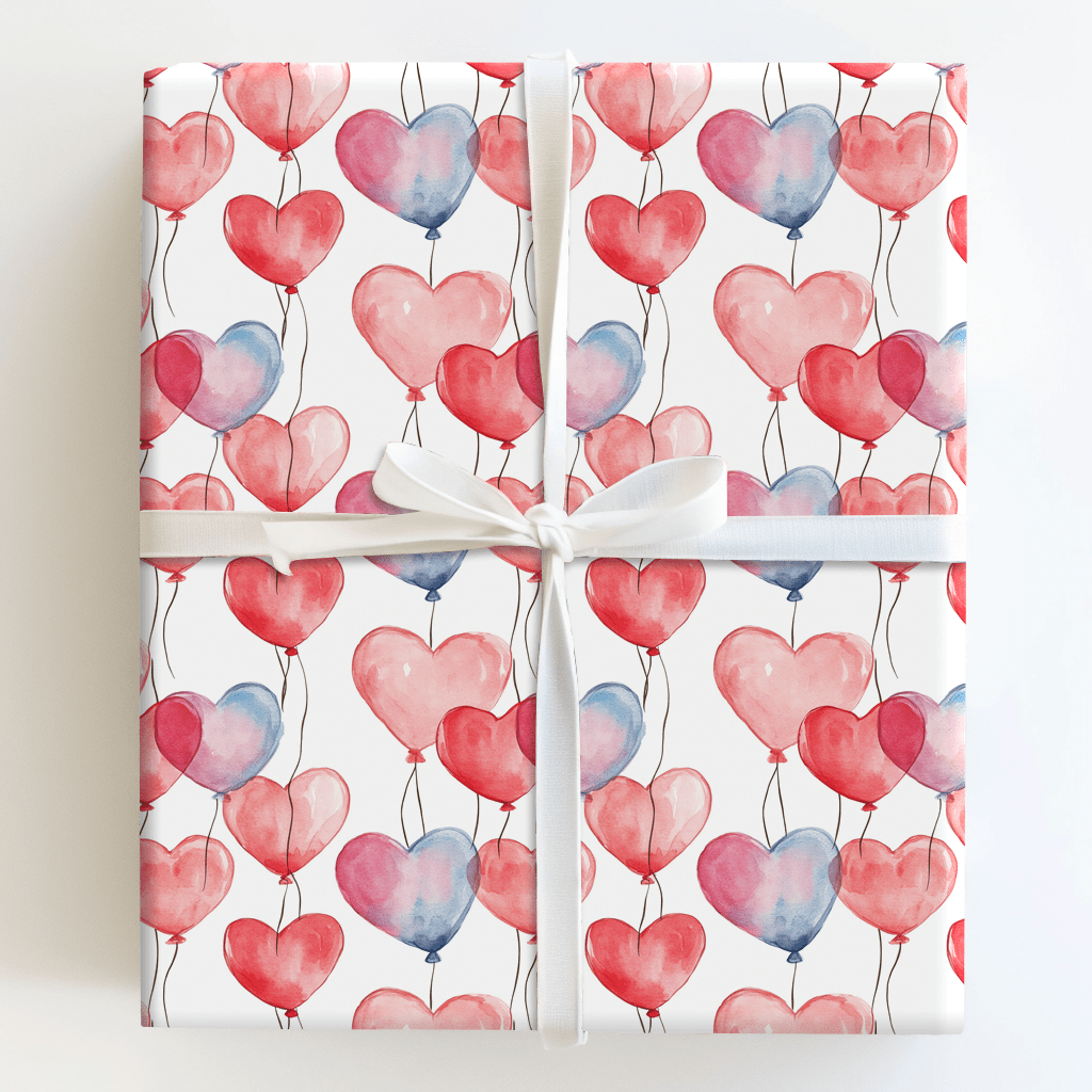 Inflated with Love - Wrapping Paper - Aspen & Arlo