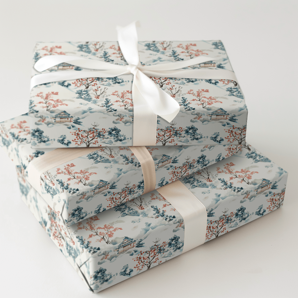 Japan Winter - Wrapping Paper - Aspen & Arlo