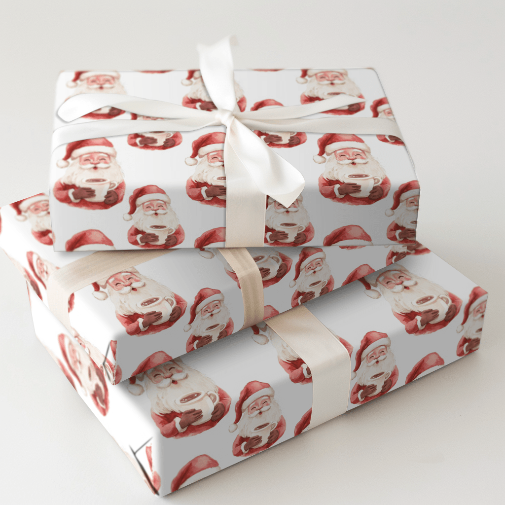 Java Claus - Wrapping Paper - Aspen & Arlo