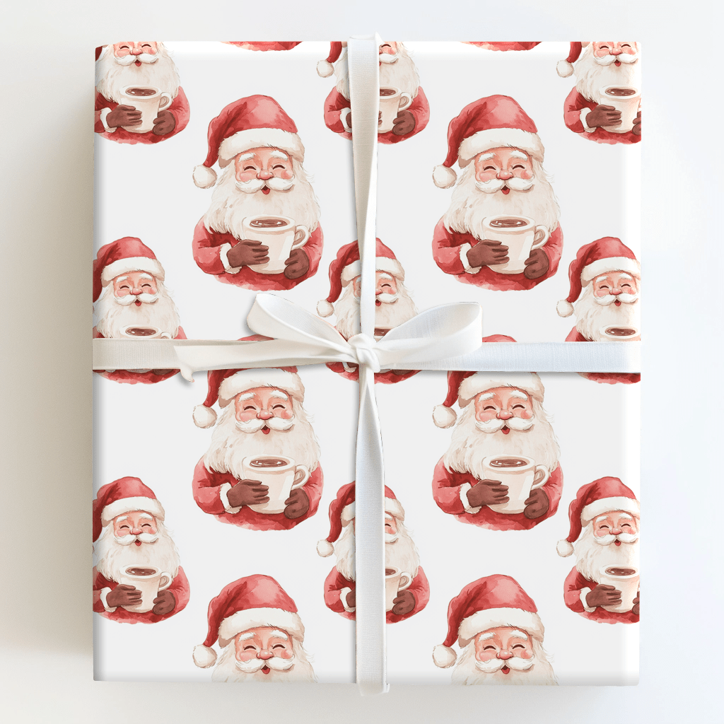 Java Claus - Wrapping Paper - Aspen & Arlo
