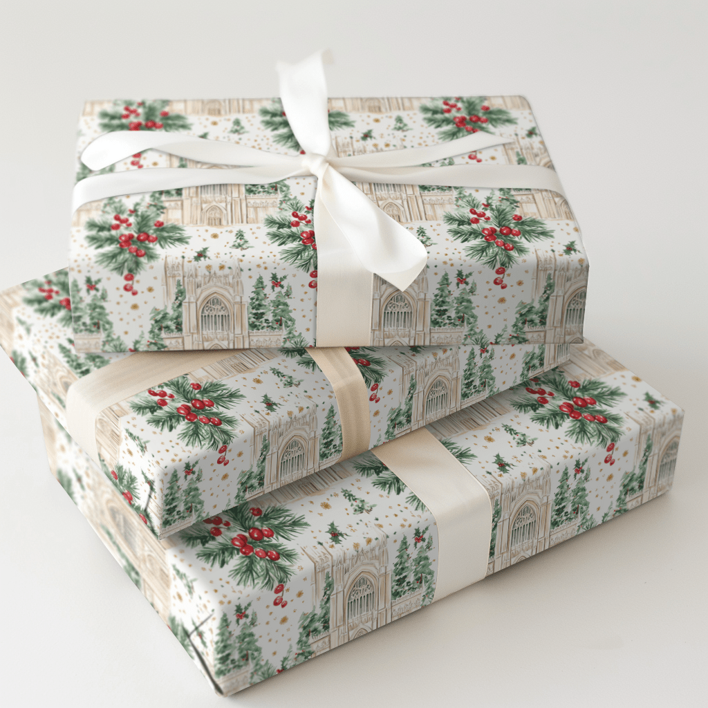 Joyful Cathedral - Wrapping Paper - Aspen & Arlo