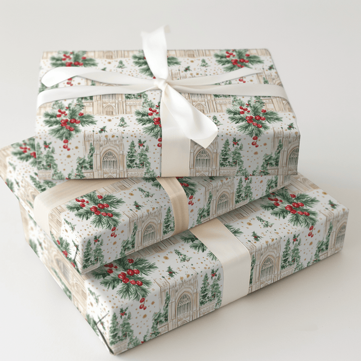 Joyful Cathedral - Wrapping Paper - Aspen & Arlo