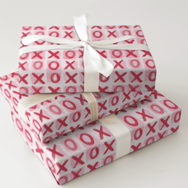 Kiss Hug Kiss Hug - Wrapping Paper - Aspen & Arlo