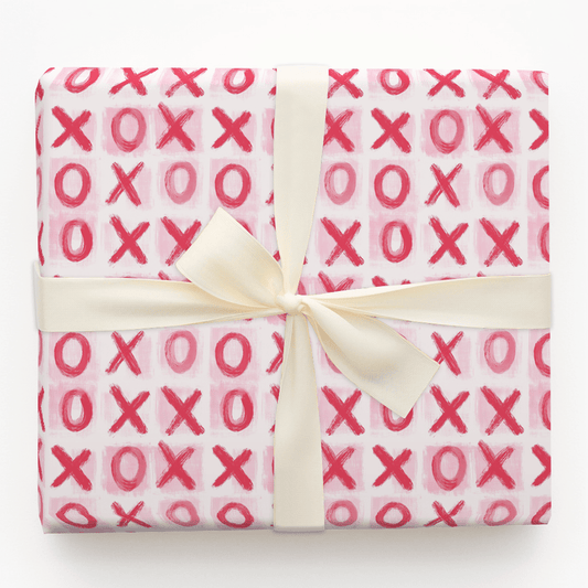 Kiss Hug Kiss Hug - Wrapping Paper - Aspen & Arlo