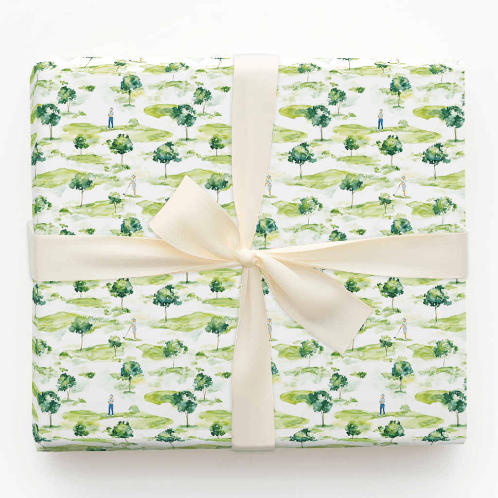 Kiss My Putt - Wrapping Paper - Aspen & Arlo