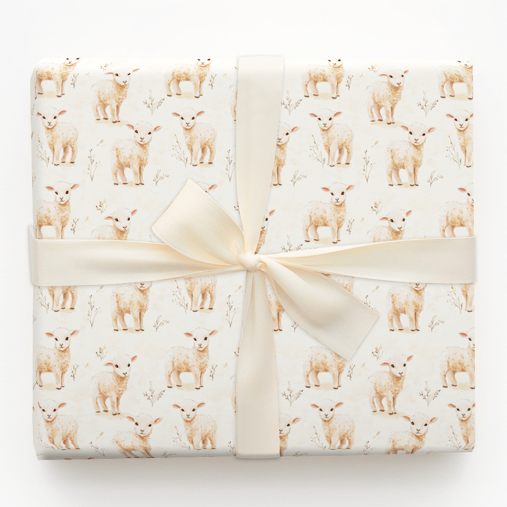 Lamb Sweet - Wrapping Paper - Aspen &amp; Arlo