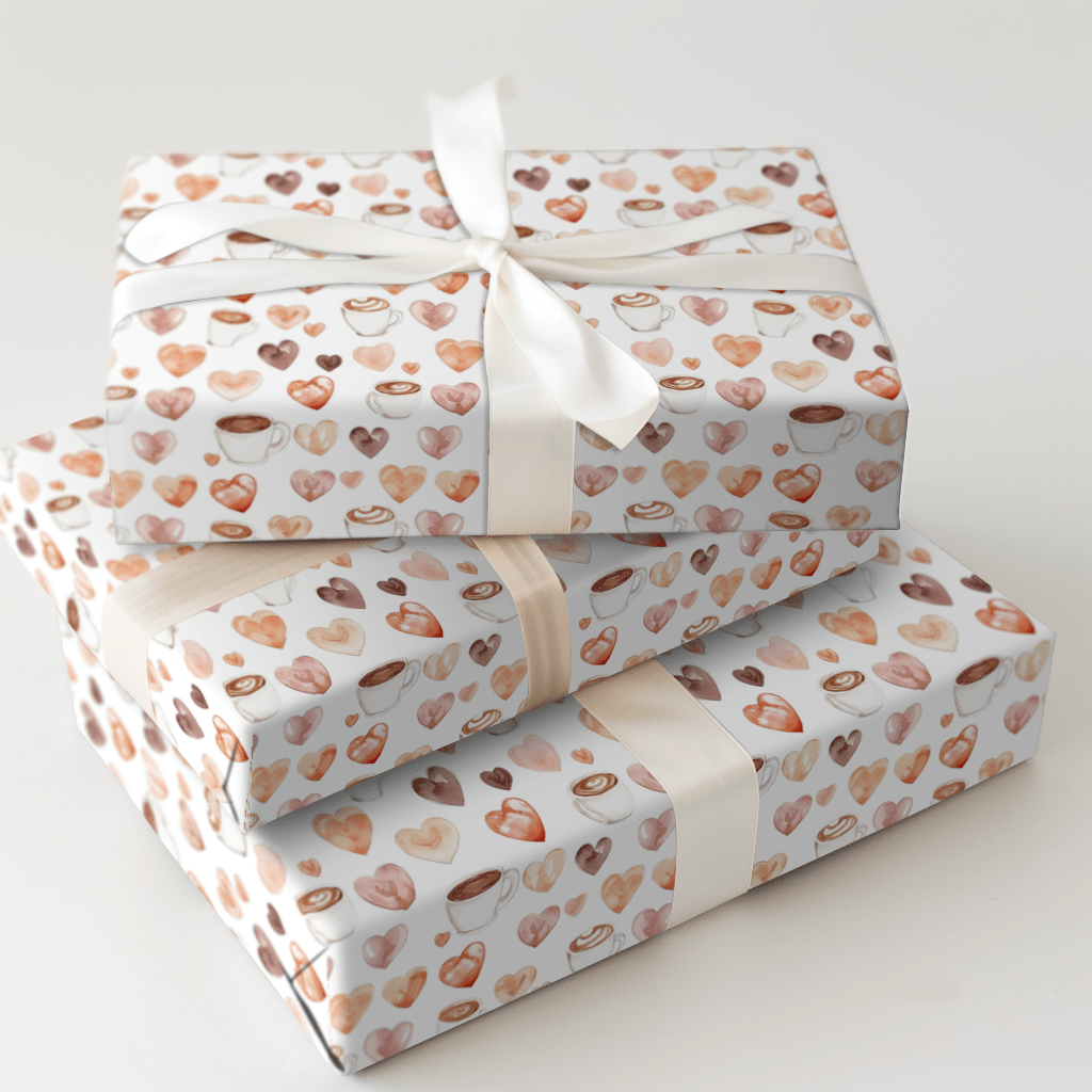 Latte Love - Wrapping Paper - Aspen & Arlo