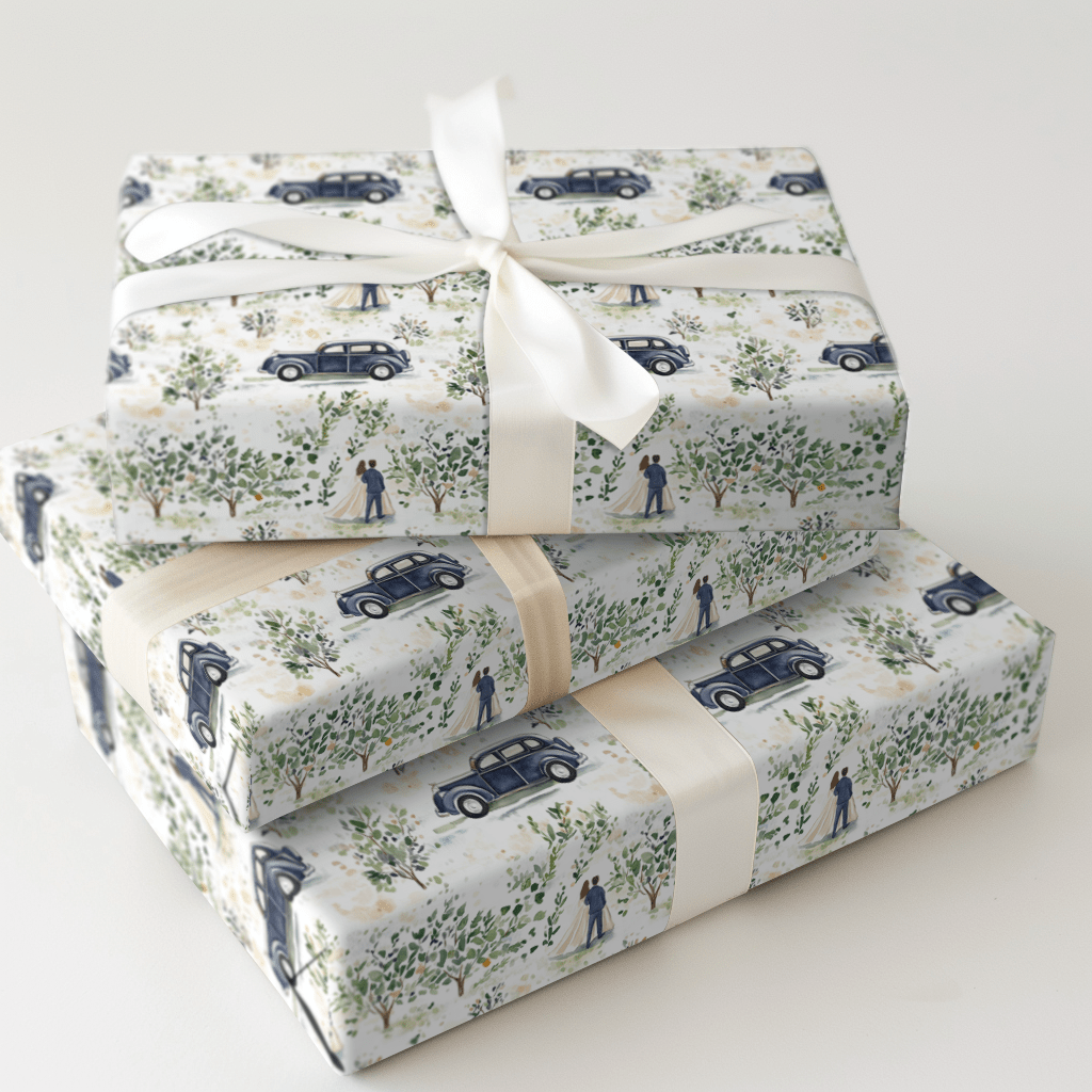 Leaving in Love - Wrapping Paper - Aspen & Arlo