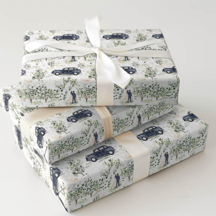 Leaving in Love - Wrapping Paper - Aspen & Arlo