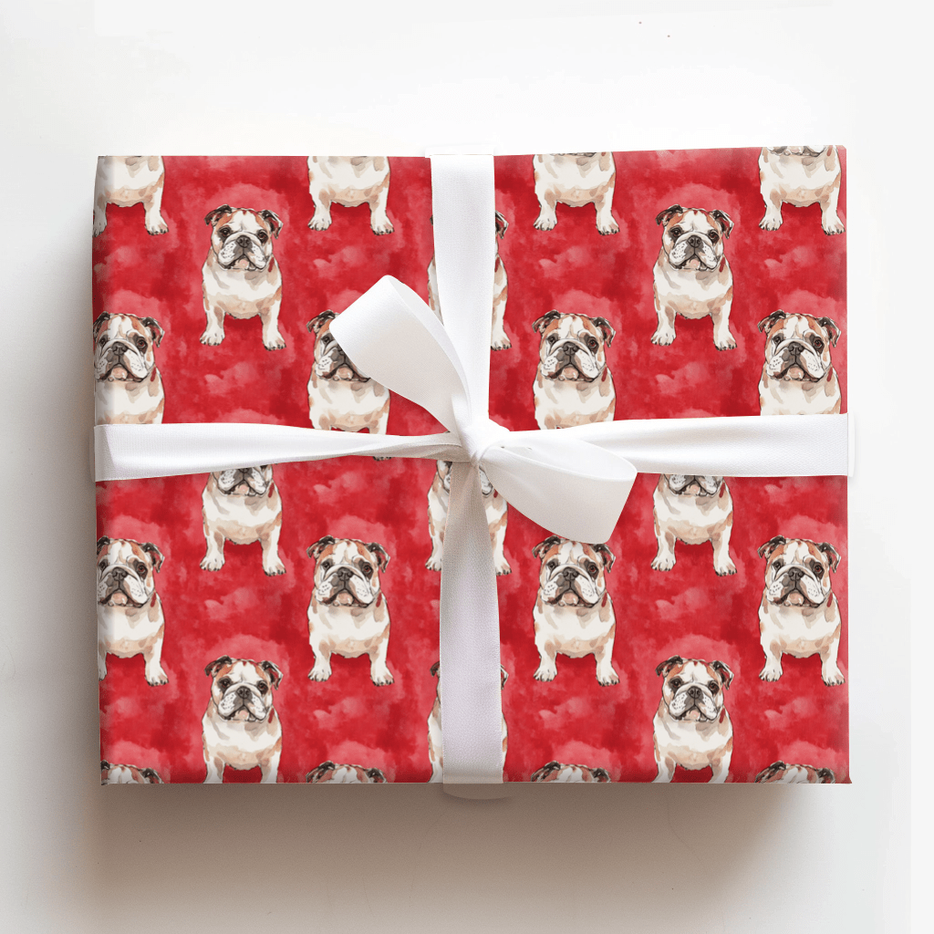 Let's Go Bulldogs - Wrapping Paper - Aspen & Arlo