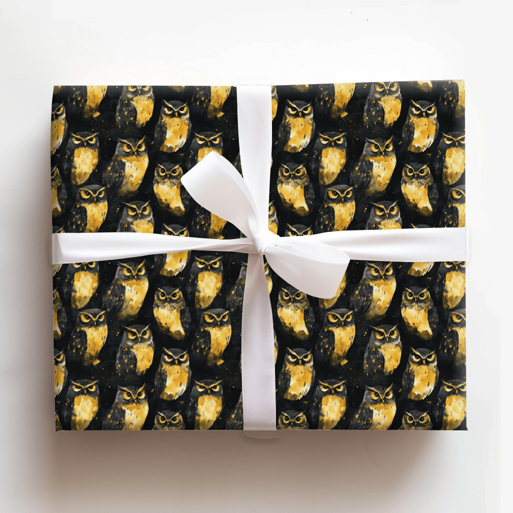 Let's Go Owls - Wrapping Paper - Aspen & Arlo