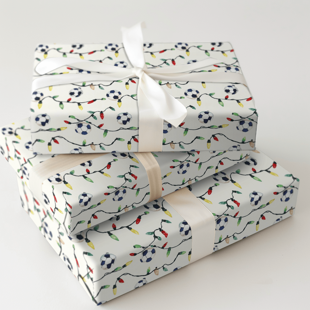 Light Up the Goal - Wrapping Paper - Aspen & Arlo