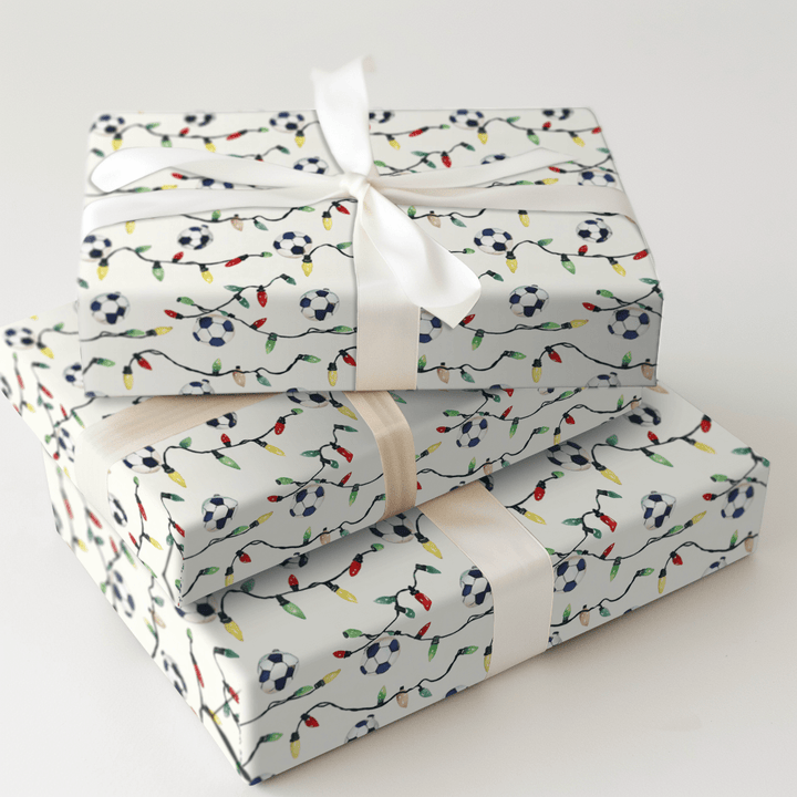 Light Up the Goal - Wrapping Paper - Aspen & Arlo