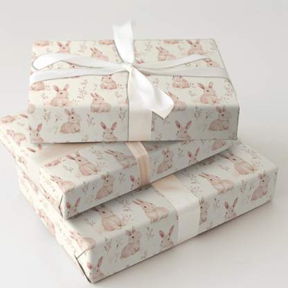 Little Bunny Blessings - Wrapping Paper - Aspen & Arlo