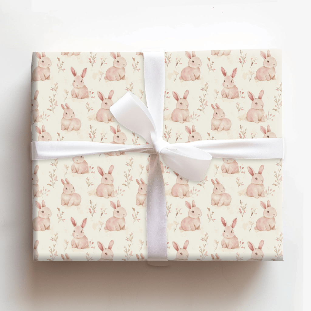 Little Bunny Blessings - Wrapping Paper - Aspen & Arlo