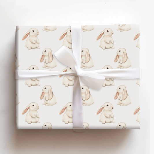 Little Cuddle Bunny - Wrapping Paper - Aspen & Arlo