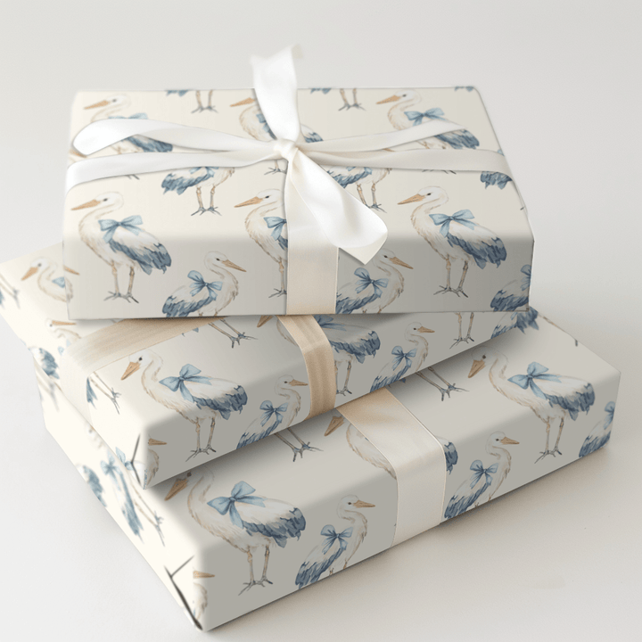Little Mister on Board - Wrapping Paper - Aspen & Arlo