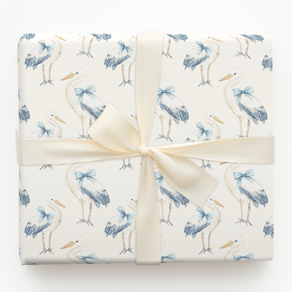 Little Mister on Board - Wrapping Paper - Aspen & Arlo