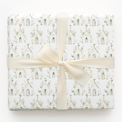 Little White Chapel - Wrapping Paper - Aspen & Arlo