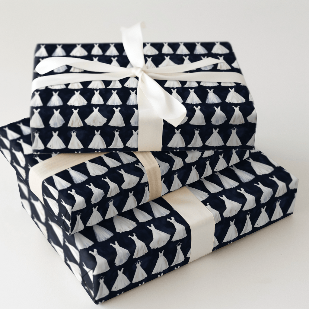 Little White Dress - Wrapping Paper - Aspen & Arlo