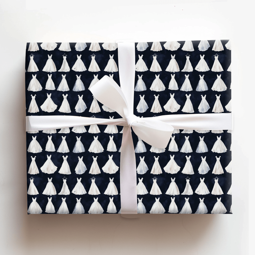 Little White Dress - Wrapping Paper - Aspen & Arlo