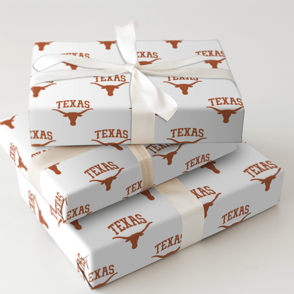 Longhorn Lettering - Wrapping Paper - Aspen & Arlo