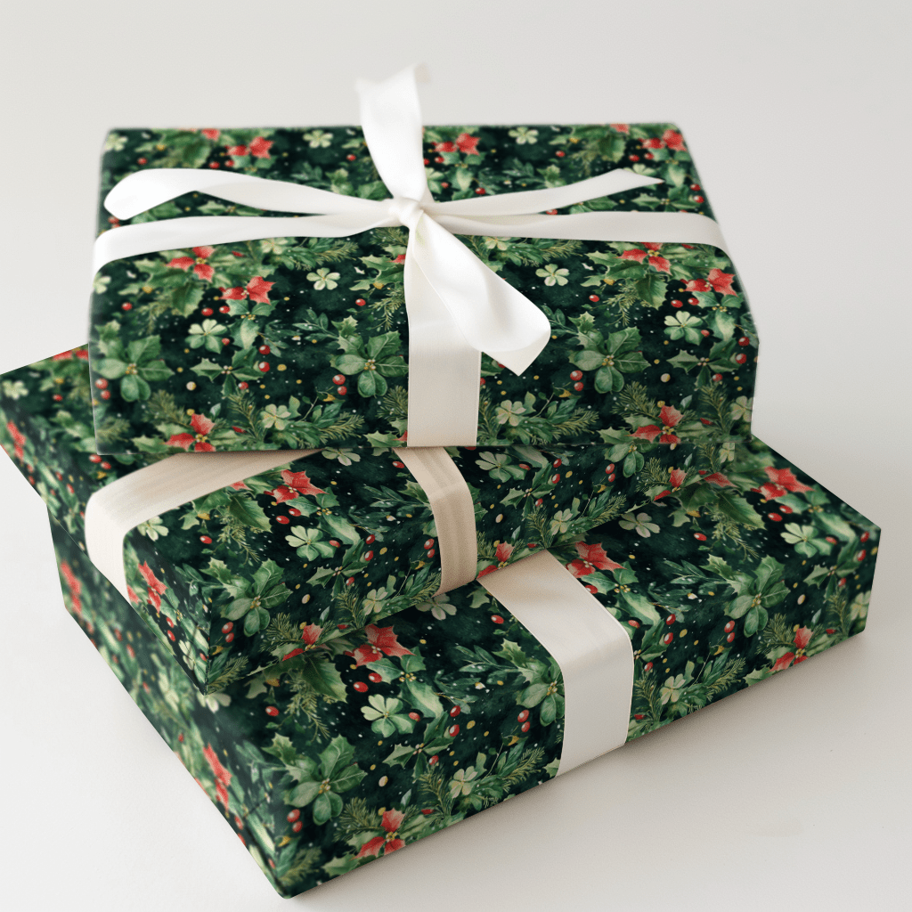 Lucky Holly - Wrapping Paper - Aspen & Arlo