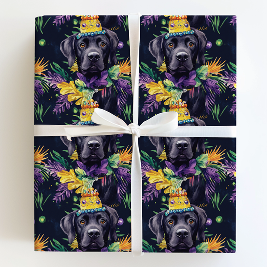 Mardi Gras Black Lab