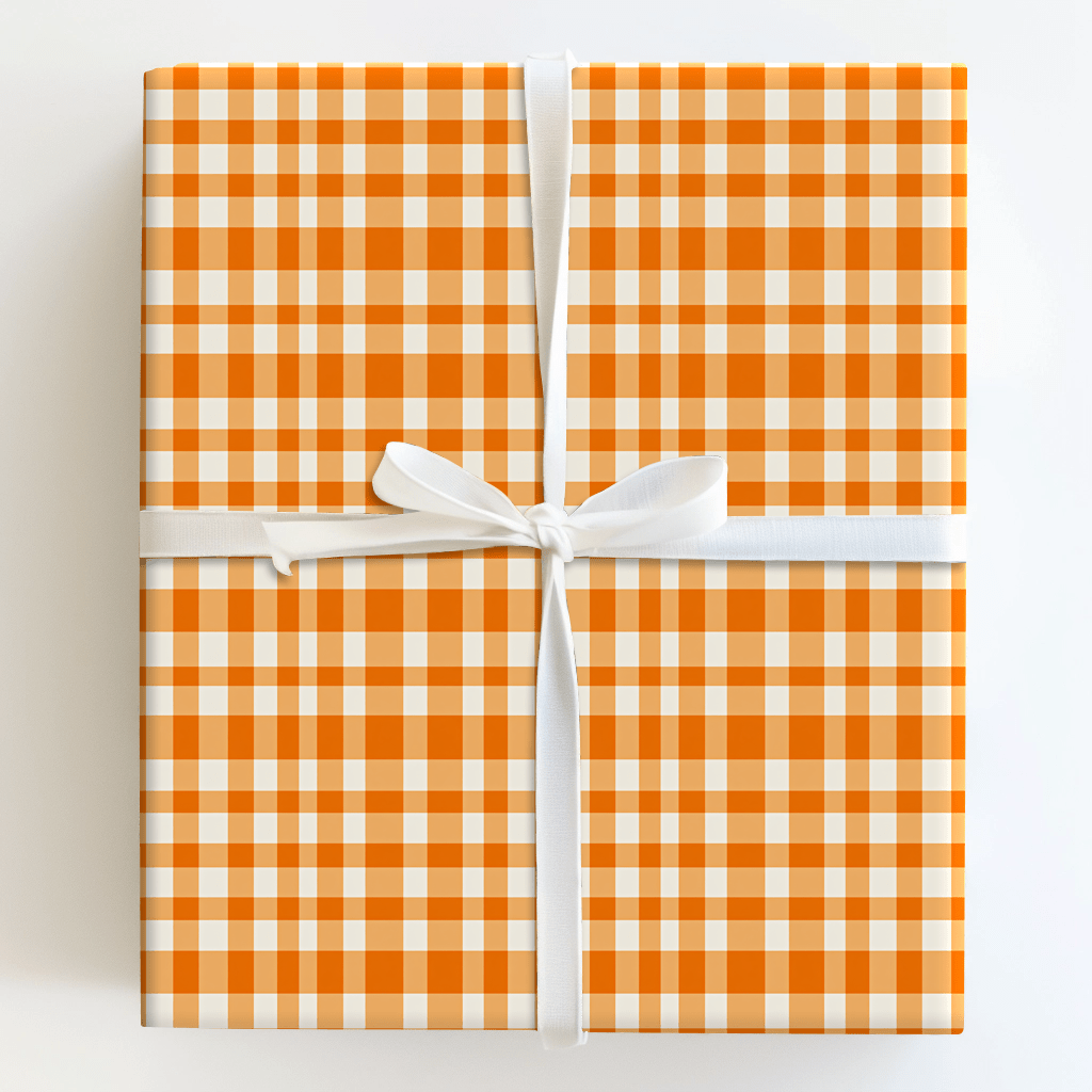 Marigold Gingham - Wrapping Paper - Aspen & Arlo
