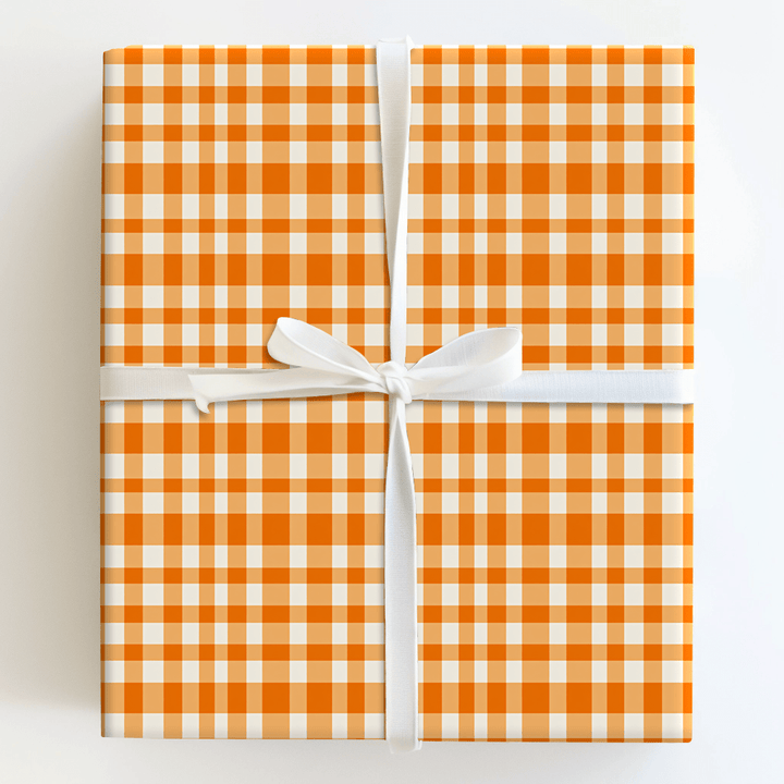 Marigold Gingham - Wrapping Paper - Aspen & Arlo