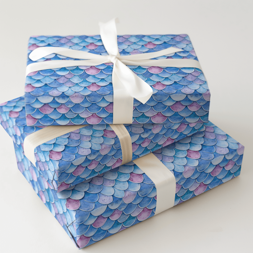 Mermaid Moonlight - Wrapping Paper - Aspen & Arlo