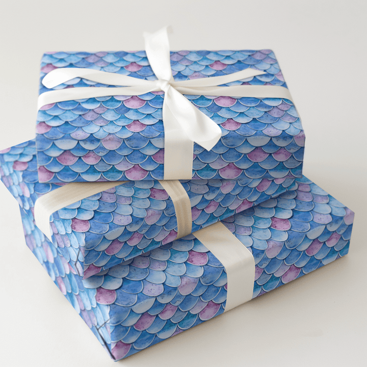 Mermaid Moonlight - Wrapping Paper - Aspen & Arlo