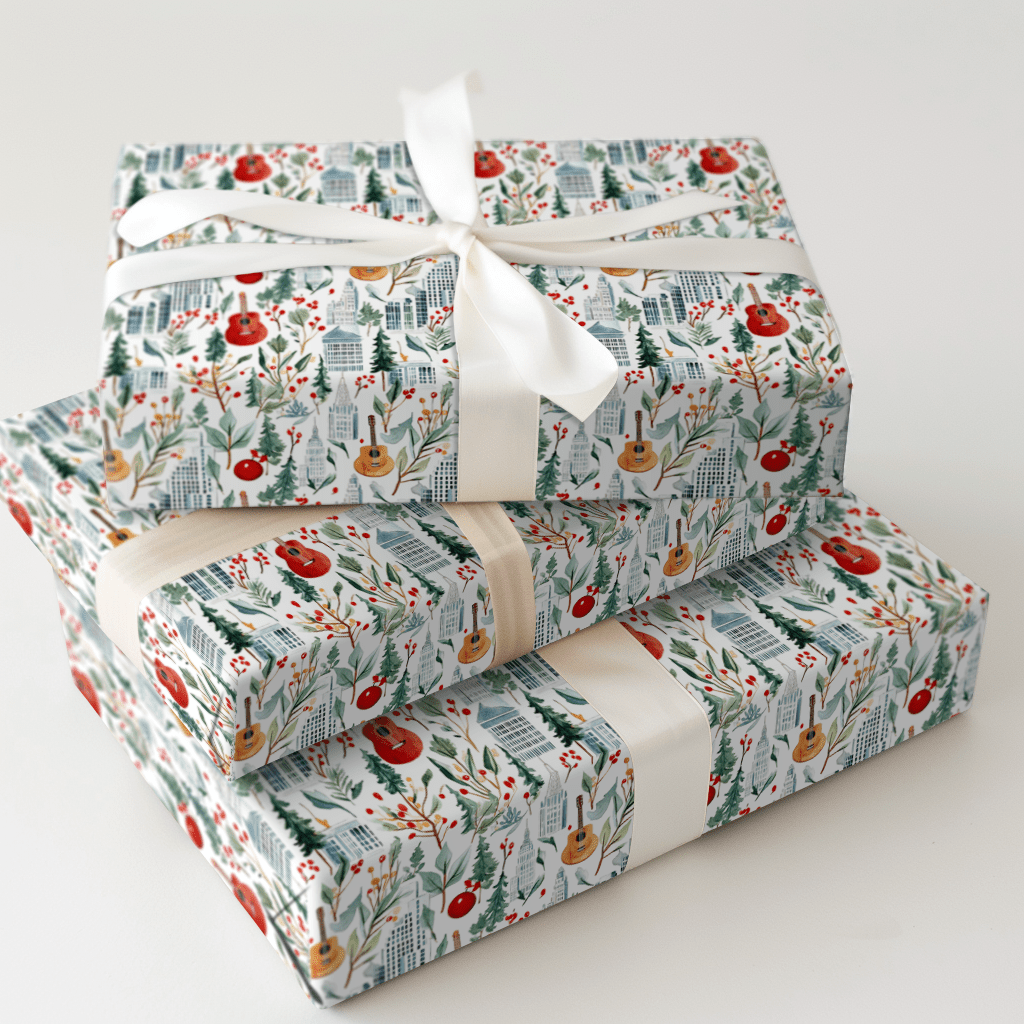 Merry Christmas Nashville - Wrapping Paper - Aspen & Arlo