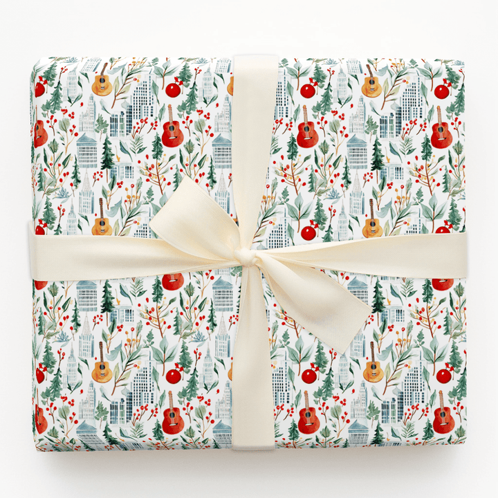 Merry Christmas Nashville - Wrapping Paper - Aspen & Arlo