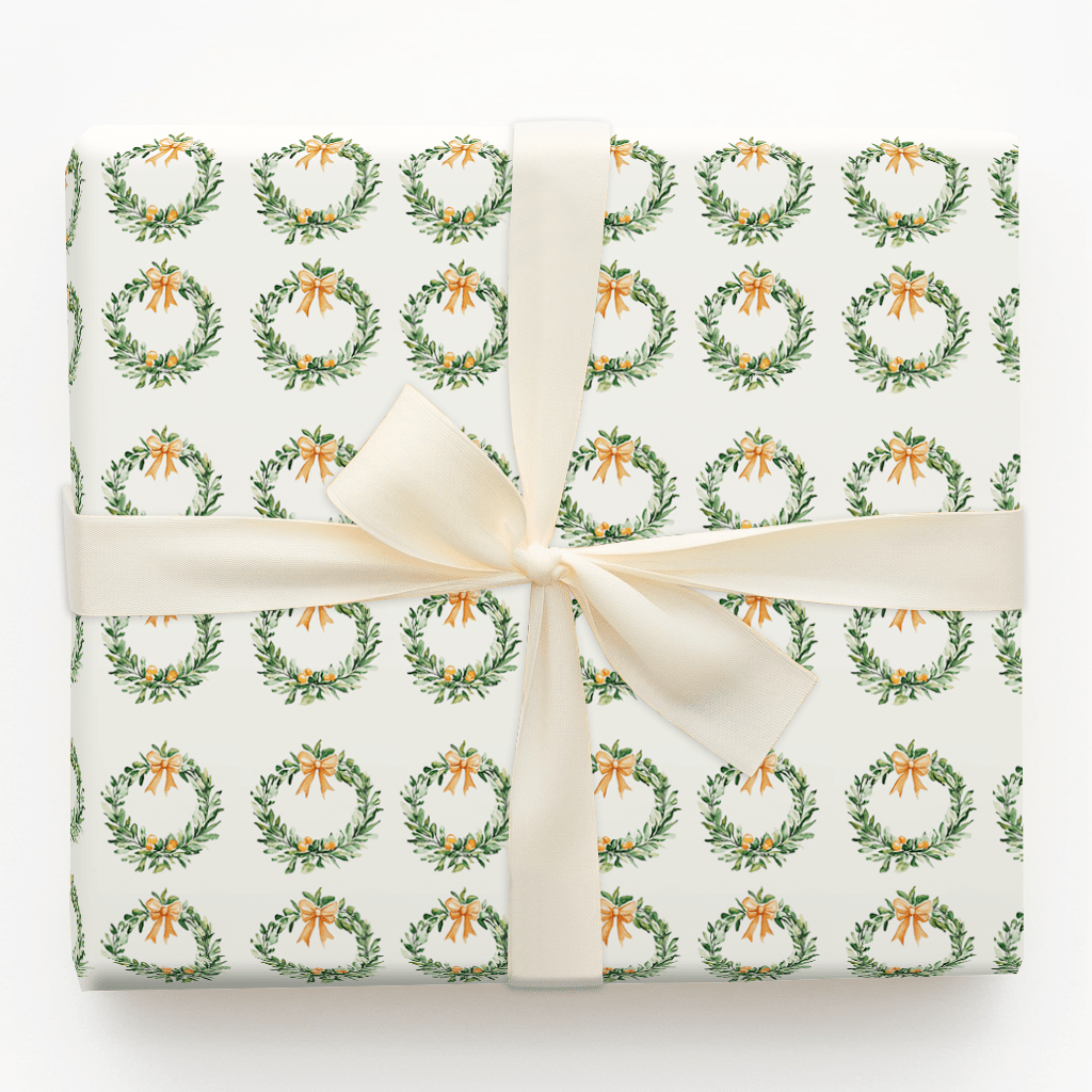 Merry Orange - Wrapping Paper - Aspen & Arlo