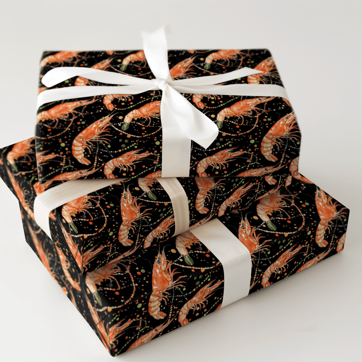 Merry Shrimpmas - Wrapping Paper - Aspen & Arlo
