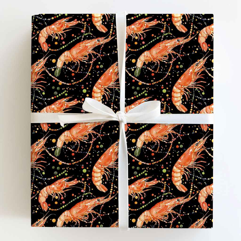 Merry Shrimpmas - Wrapping Paper - Aspen & Arlo