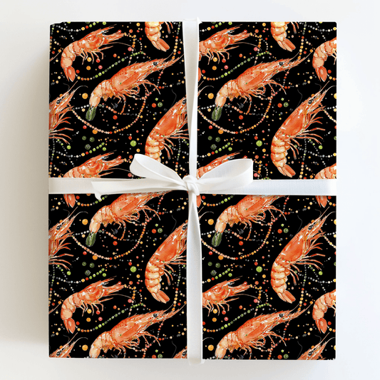 Merry Shrimpmas - Wrapping Paper - Aspen & Arlo