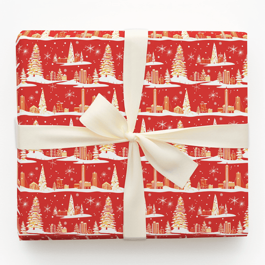 Mid - Century Holiday - Wrapping Paper - Aspen & Arlo
