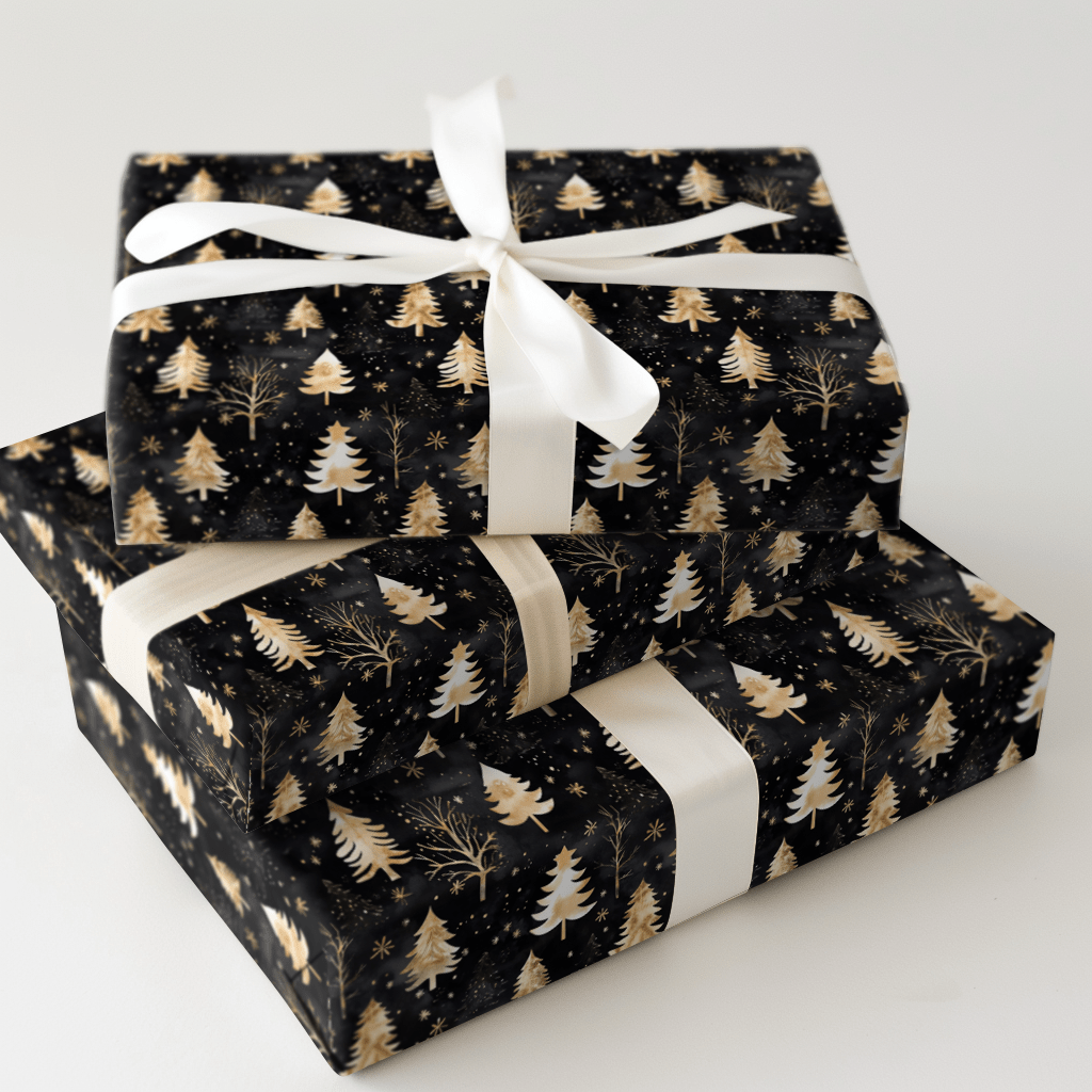 Midnight Clear - Wrapping Paper - Aspen & Arlo