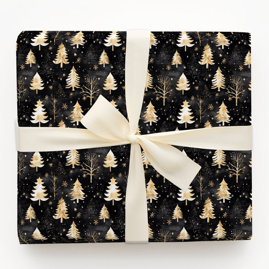 Midnight Clear - Wrapping Paper - Aspen & Arlo