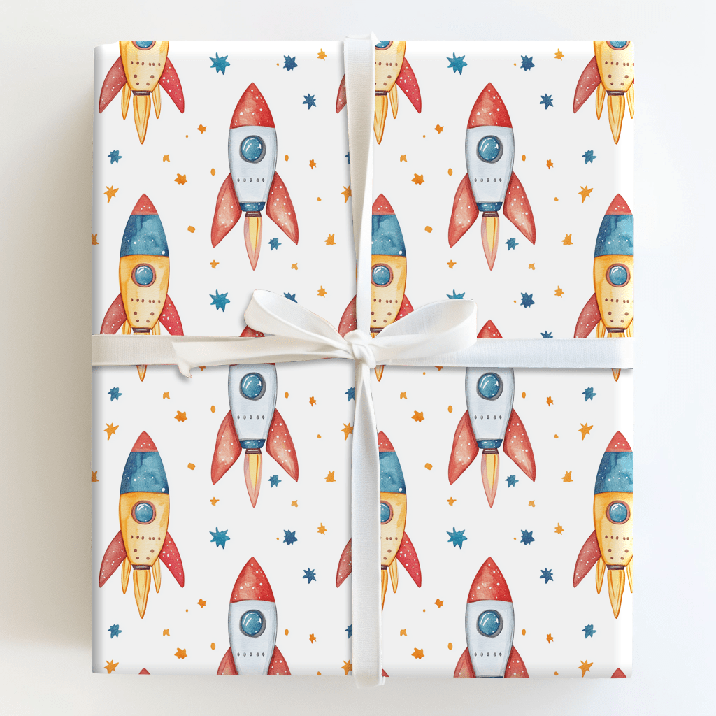 Mission Birthday Fun - Wrapping Paper - Aspen & Arlo