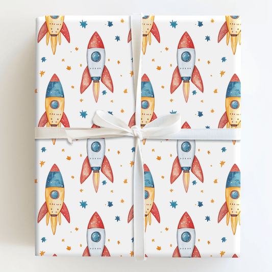 Mission Birthday Fun - Wrapping Paper - Aspen & Arlo