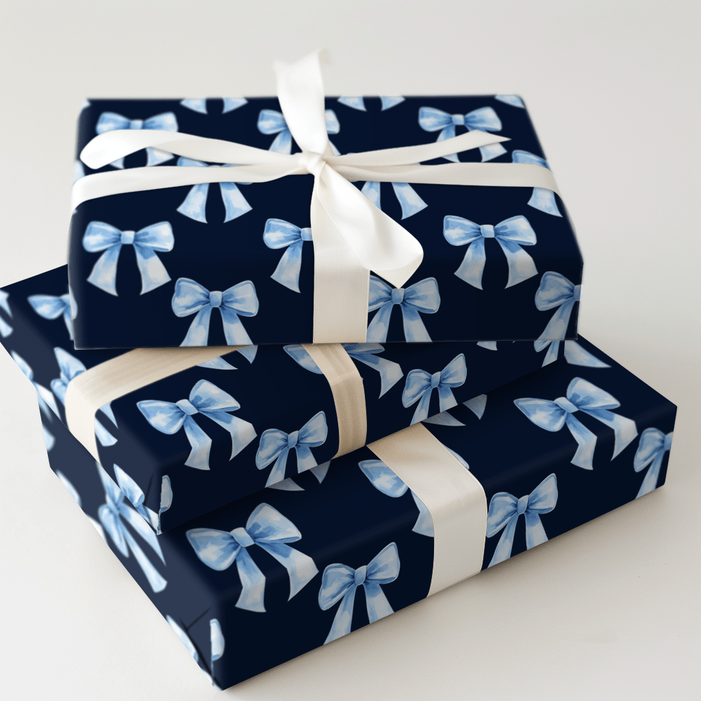 Misty Bow - Wrapping Paper - Aspen & Arlo