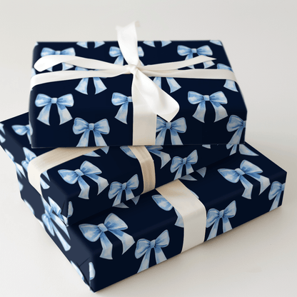 Misty Bow - Wrapping Paper - Aspen & Arlo