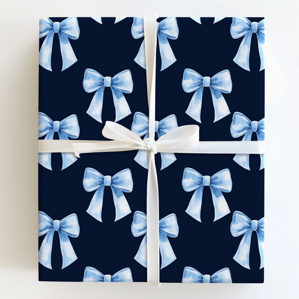 Misty Bow - Wrapping Paper - Aspen & Arlo